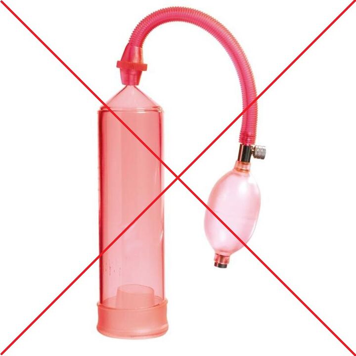 Contraindications for use of vacuum pumps